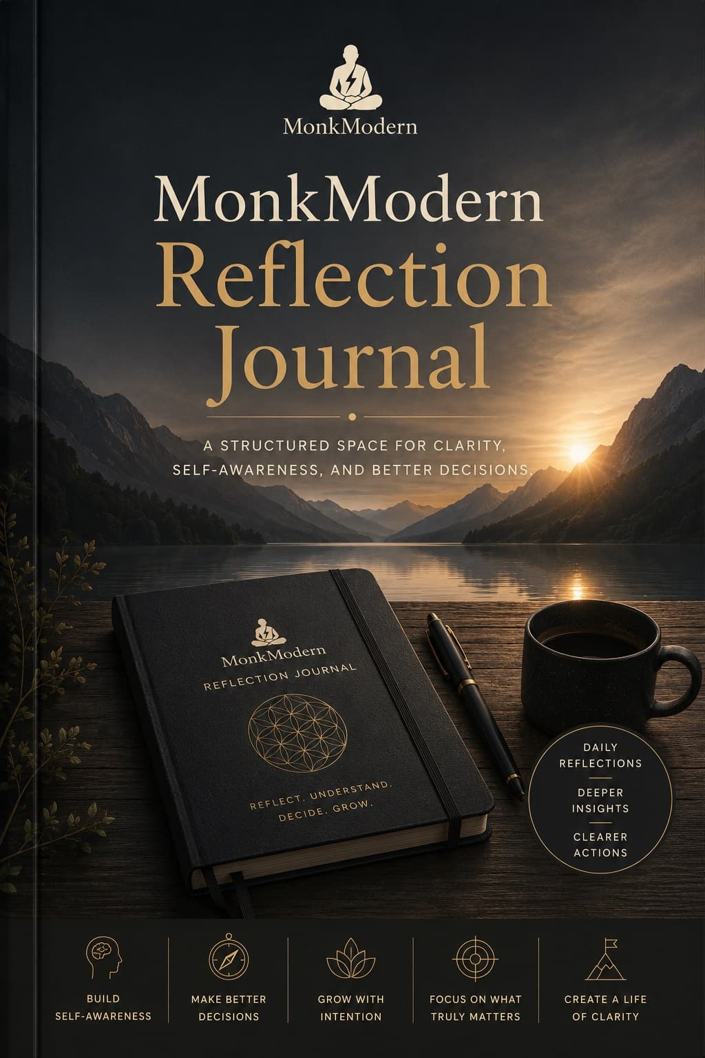 MonkModern Reflection Journal cover